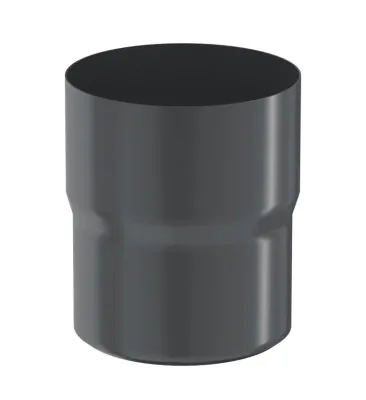 Водосток Aquasistem, система 125x90 - Соединитель трубы RAL 7024 Тёмно-серый