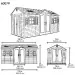 Сарай пластиковый LifeTime 15x8 DD купить в Балашове