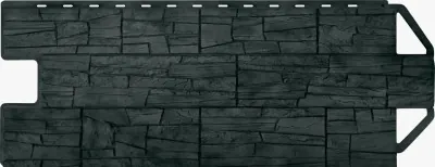 Фасадная панель Альта-профиль Гранд Каньон ЭКО Графит