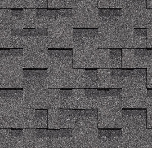 Гибкая черепица Docke, коллекция Тетрис – Серый купить в Балашове