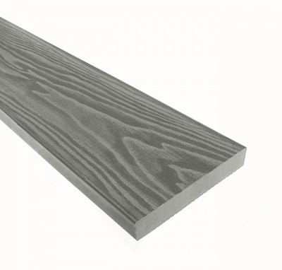 Террасная доска из ДПК Terrapol Смарт 3D Полнотелая без паза Анис