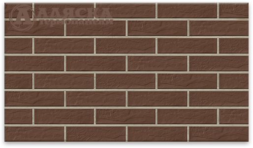 Фасадные Термопанели Аляска Braun Rustic купить в Балашове