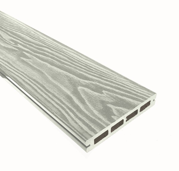 Террасная доска из ДПК Terrapol Смарт 3D Пустотелая с пазом Дуб беленый купить в Балашове