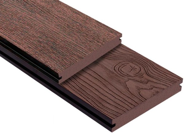 Террасная доска ДПК Outdoor 3D полнотелая STORM/OCEAN BROWN коричневая микс купить в Балашове