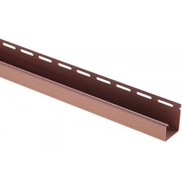 J-профиль Люкс Крашенный, T-15, ВН, Красно-коричневый купить в Балашове