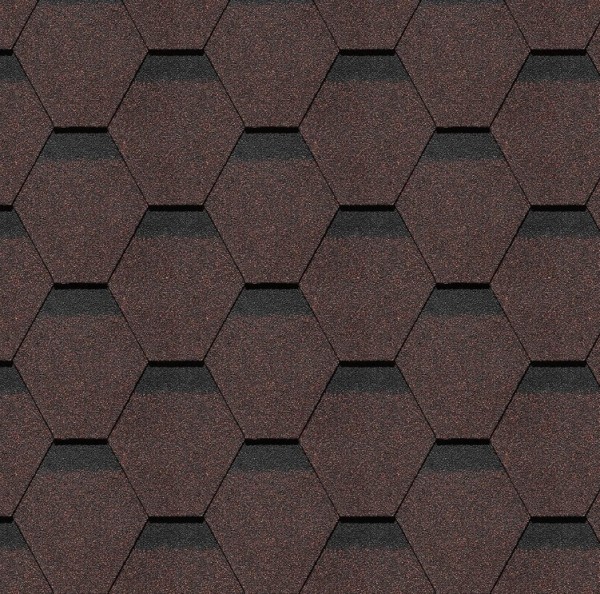 Гибкая черепица Docke, коллекция Шеффилд – Корица купить в Балашове