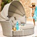 Диван-Трансформер AFINA плетеный из иск. ротанга AFM-325 Beige купить в Балашове