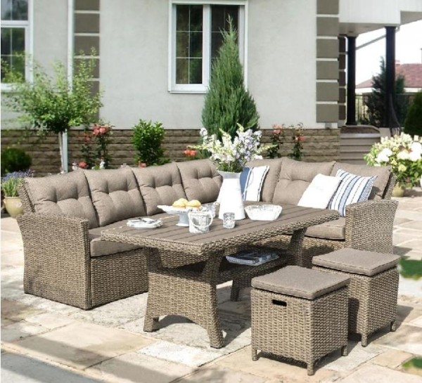 Комплект мебели AFINA плетеной из иск. ротанга AFM-307B Beige купить в Балашове