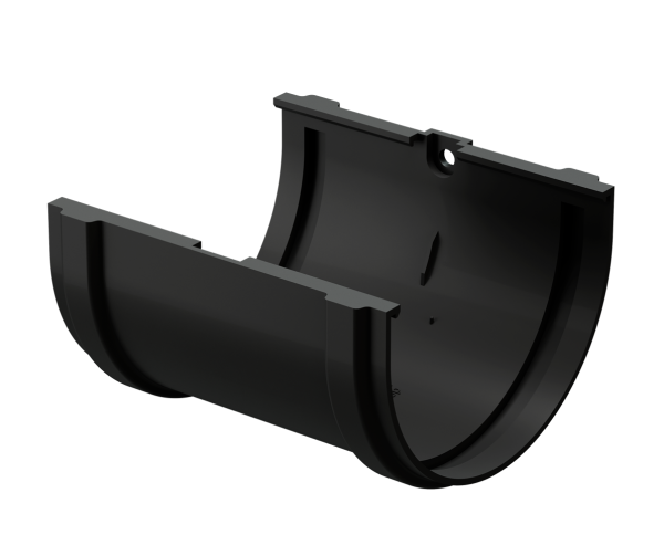 Соединитель желоба Docke Premium ПВХ - Карбон купить в Балашове