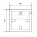 Столб SEQUOIA Evolution 3D WOOD BLACK купить в Балашове