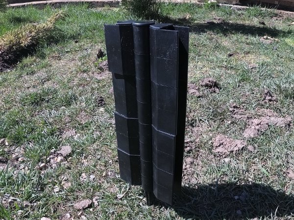 Угловой элемент поворотный, пластиковый от 60° до 300° для доски 300х30 мм из ДПК чёрный Holzhof купить в Балашове