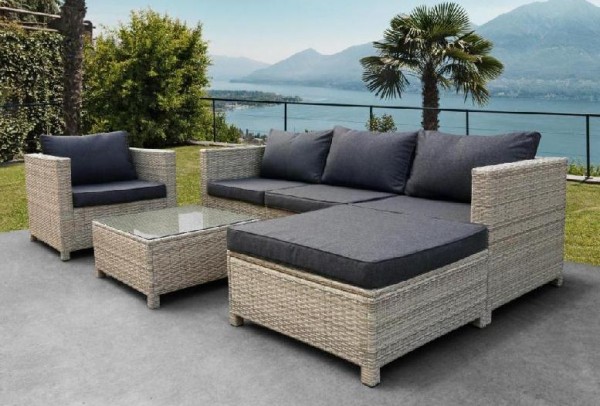 Комплект мебели AFINA плетеной из иск. ротанга YR821G Grey/Grey купить в Балашове