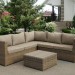 Комплект мебели AFINA плетеной из иск. ротанга YR825B Beige купить в Балашове