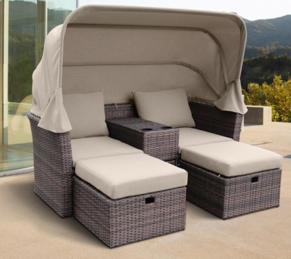 Комплект мебели AFINA плетеной из иск. ротанга AFM-330B Brown купить в Балашове