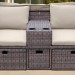 Комплект мебели AFINA плетеной из иск. ротанга AFM-330B Brown купить в Балашове