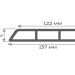 Доска Ромбус 3D ДПК Outdoor STORM GREY серая микс купить в Балашове