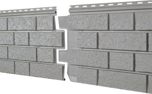 Фасадная панель Ю-пласт Стоун Хаус S-Lock Клинкер Нордик дым купить в Балашове