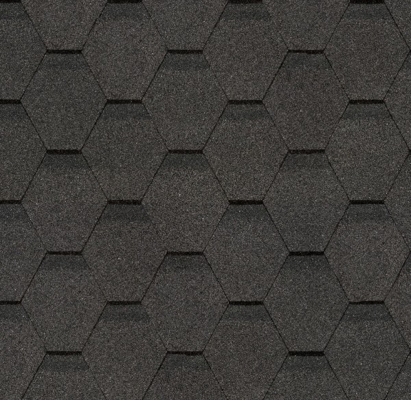 Гибкая черепица Docke, коллекция Шестигранник Серый купить в Балашове