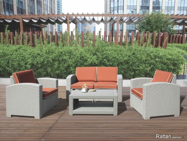 Уличные диваны и кресла коллекции Rattan Premium 4 купить в Балашове