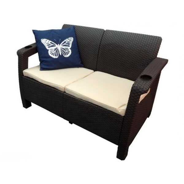 Двухместный диван Yalta Sofa Seаt венге купить в Балашове