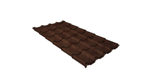 Металлочерепица камея 0,45 Safari Twincolor Brown купить в Балашове
