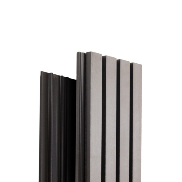 Фасадная доска Ecodecking Техно реечная 200х26х3000 Серый купить в Балашове