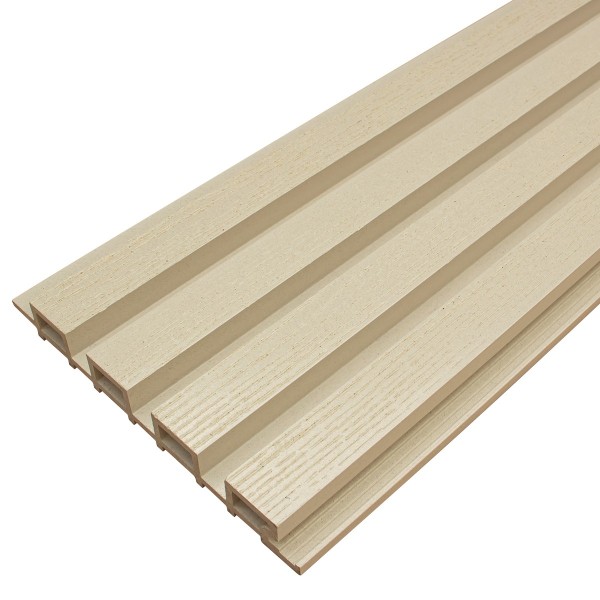 Фасадная доска из ДПК Faynag Wood Рейка Слоновая кость купить в Балашове