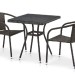 Комплект плетеной мебели AFINA из иск. ротанга T282BNT/Y137C-W53 Brown 2Pcs купить в Балашове