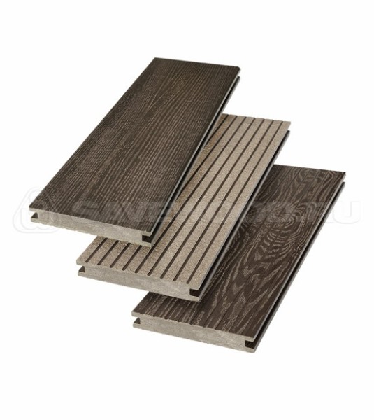 Террасная доска SW Fraxinus (R) полнотелая «SaveWood» Темно-коричневый купить в Балашове