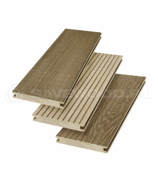 Террасная доска SW Fraxinus (R) полнотелая «SaveWood» Тик купить в Балашове