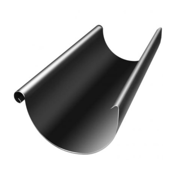 Водосток Grand Line 125x90 – Желоб 3м RAL 9005 купить в Балашове