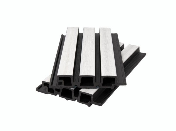 Фасадная панель брусковая двухцветная co-extrusion, white купить в Балашове