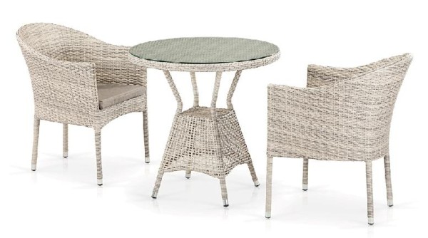 Комплект плетеной мебели AFINA из иск. ротанга T705ANT/Y350-W85 Latte 2Pcs купить в Балашове