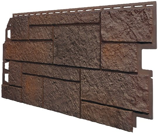 Фасадная панель VOX Sandstone (Сандстоун) темно коричневый купить в Балашове