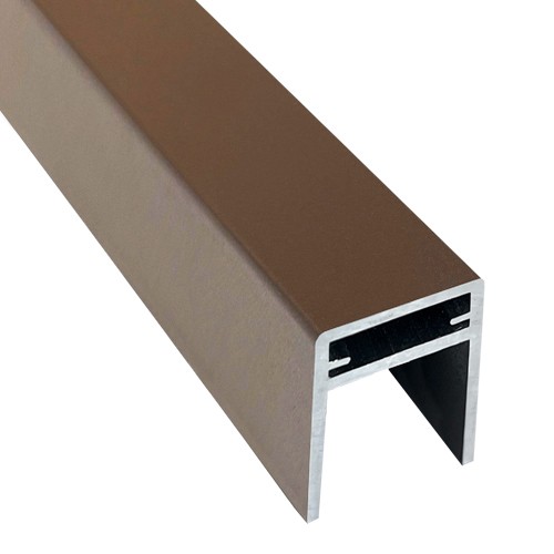 П-профиль Алюминиевый EasyDecking 35x25 Венге купить в Балашове