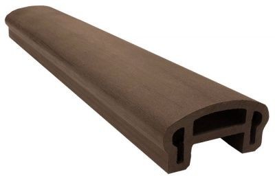 Перила вехнее фигурное Woodvex Select Темно - Коричневый купить в Балашове