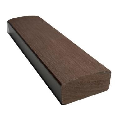 Лавочный брус Ecodecking Некст полнотелый брашированный 70х35 шоколад купить в Балашове