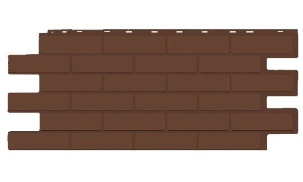 Фасадная панель T-Siding Кирпич Модерн Эко Браун купить в Балашове