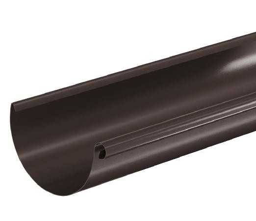 Водосток Aquasistem, система 125x90 - Водосточный желоб 3.00м RR 32 Тёмно Коричневый купить в Балашове
