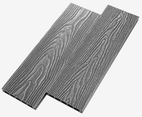 Террасная доска из ДПК RusDecking Unodeck Vintage - Серый купить в Балашове