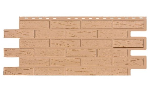 Фасадная панель T-Siding Кирпич Саман Эко Крем купить в Балашове